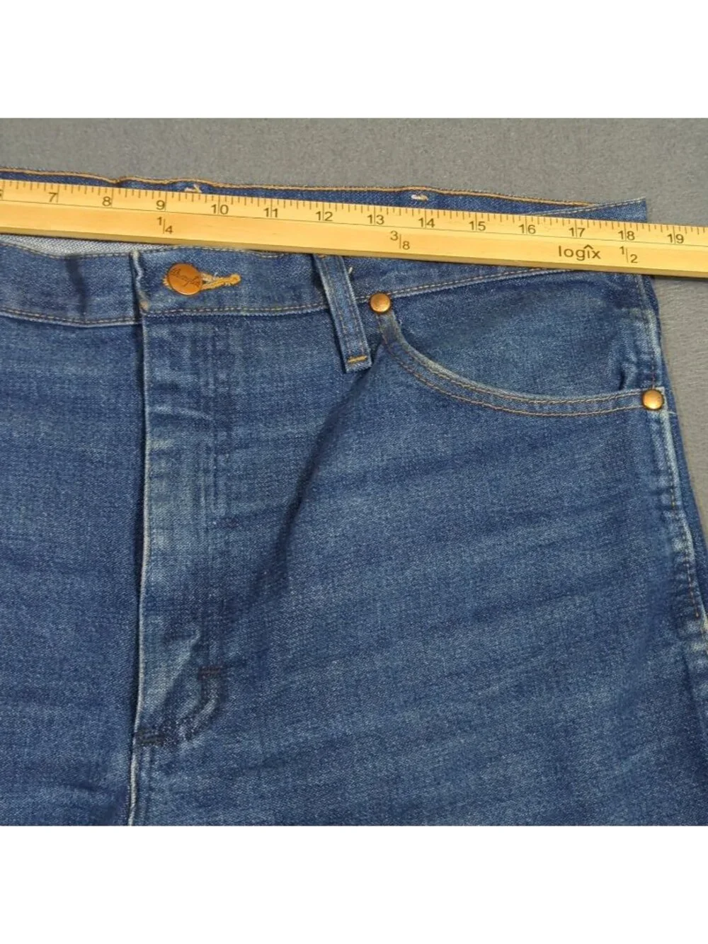 Wrangler Jeans Men's 36x30 Blue 936DEN Cowboy Cut Slim Fit Western